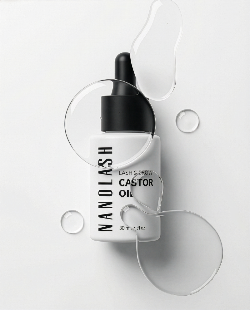 nanolash cold pressed organic castor oil